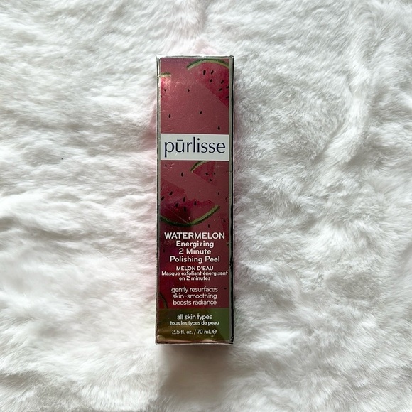 NIB Purlisse Watermelon Energizing 2 Minute Polishing Peel - Picture 3 of 3